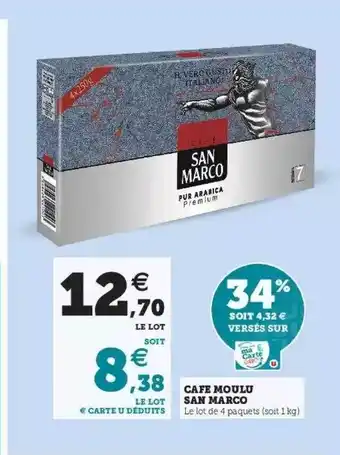 Super U Café Moulu San Marco offre