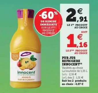 Pur Jus Réfrigéré Innocent