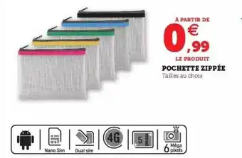 Pochette Zippée