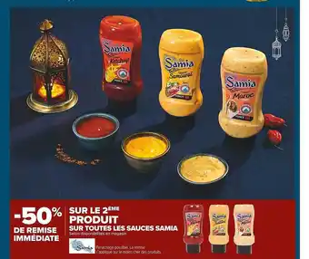 Carrefour Market Sauces Samia offre