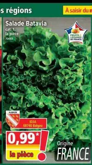 Norma Salade Batavia offre