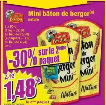 Norma Justin Bridou Mini Bâton De Berger offre