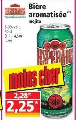 Norma Desperados Bière Aromatisée offre