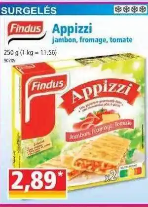 Norma Findus Appizzi Jambon, Fromage, Tomate offre