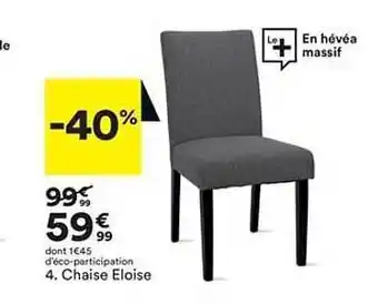BUT Chaise Eloise offre