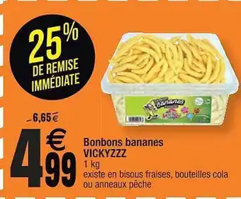 Cora x Carrefour Bonbons Bananes Vickyzz offre