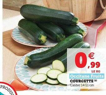 Super U Courgette offre