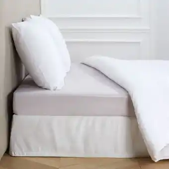 Drap housse aurore beige clair