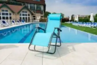 E.Leclerc Brico Fauteuil relax multi positions bleu - structure pliable - o'colors offre