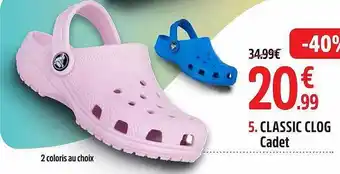 Intersport Classic Clog Cadet offre
