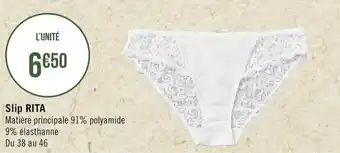 Géant Casino RITA slip offre