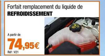 Autobacs Forfait Remplacement Du Liquide De Refroidissement offre