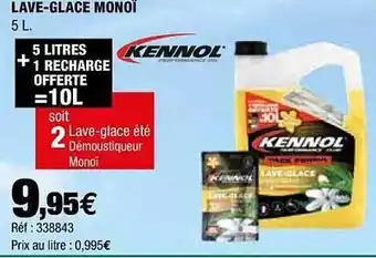Autobacs Lave-glace Monoï Kennol offre