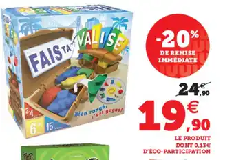 Hyper U Fais ta Valise ou Time's up offre