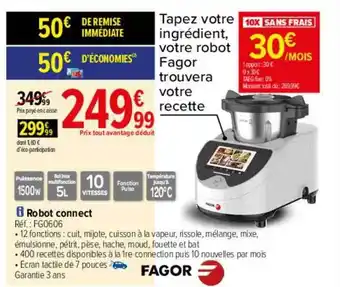 Carrefour Robot Connect Fagor offre