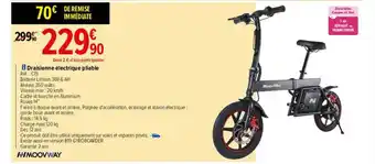 Carrefour Draisienne électrique Pliable Moovway offre