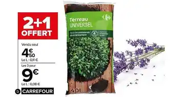 Carrefour Market Terreau Universel Carrefour offre