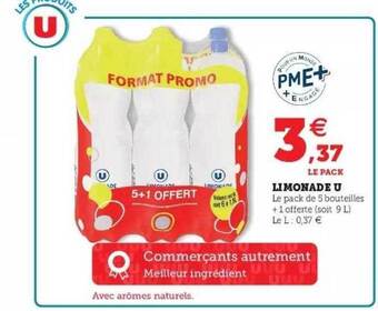 Hyper U Limonade U offre