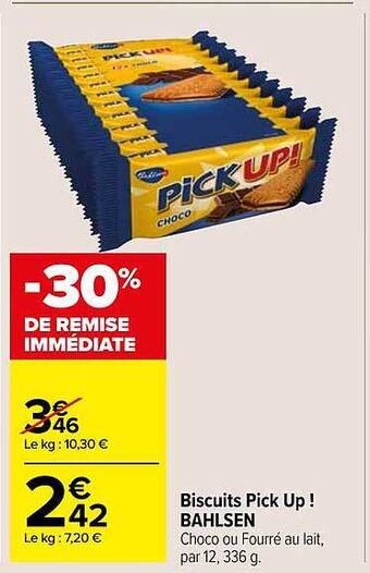 Carrefour Market Biscuits Pick Up ! Bahlsen offre