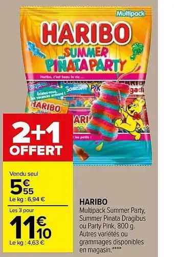 Carrefour Market Haribo offre