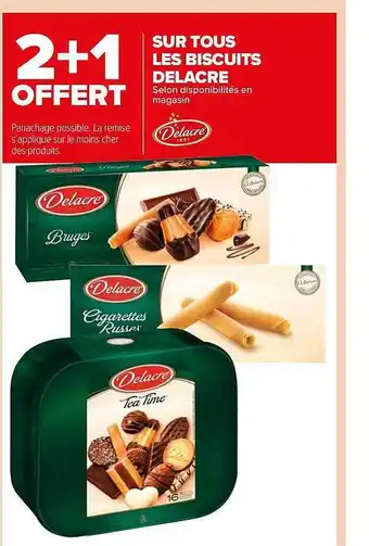 Carrefour Market Biscuits Delacre offre