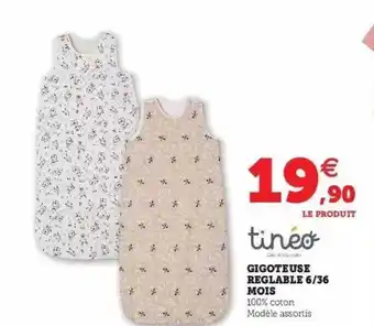 Gigoteuse Réglable 6-36 Mois Tinéo