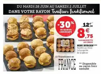 Hyper U Mini Burger offre