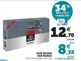 Hyper U Café Moulu San Marco offre
