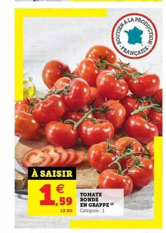 Hyper U Tomate Ronde En Grappe offre