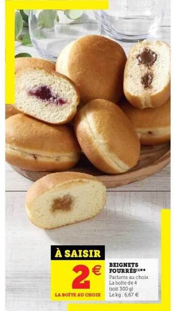 Hyper U Beignets Fourrés offre