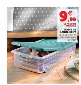 Hyper U Boîte De Rangement offre