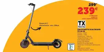 Hyper U Trottinette électrique Tx-as-02 offre