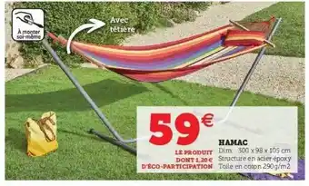 Hyper U Hamac offre