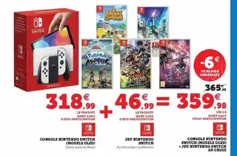Console Nintendo Switch (modĂšle Oled) + Jeu Nintendo Switch