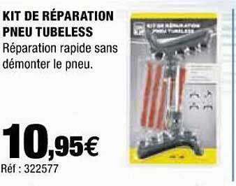 Autobacs Kit De Réparation Pneu Tubeless offre