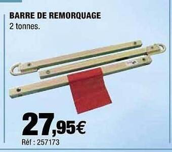 Autobacs Barre De Remorquage offre
