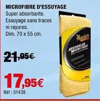 Autobacs Microfibre D'essuyage offre