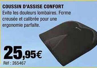 Autobacs Coussin D'assise Confort offre