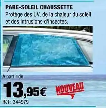 Autobacs Pare-soleil Chaussette offre