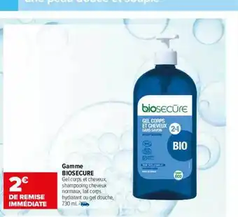 Carrefour maPara parapharmacie Gamme Biosecure offre