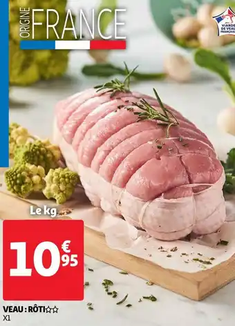 Auchan Veau : rôti offre
