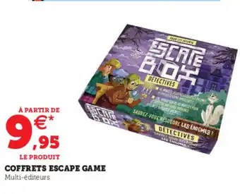 Coffrets Escape Game