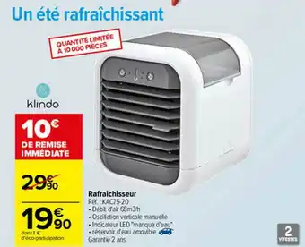 Carrefour Rafraîchisseur Klindo offre