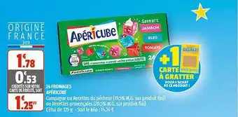 Coccimarket 24 Fromages Apéricube offre