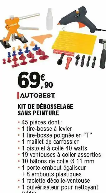 E.Leclerc L'Auto Kit De Débosselage Sans Peinture Autobest offre