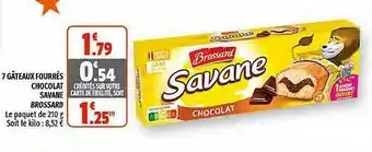 Coccinelle Supermarché 7 Gâteaux Fourrés Chocolat Savane Brossard offre