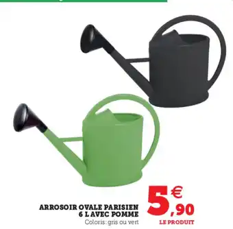 Hyper U Arrosoir Ovale Parisien offre