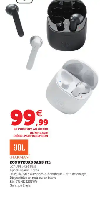 Hyper U Écouteurs Sans Fil offre