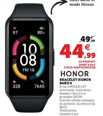 Hyper U Bracelet Honor Band 6 offre