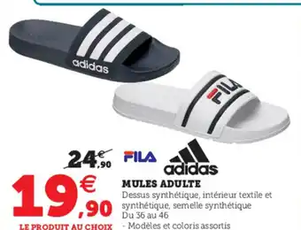 Hyper U Mules Adulte offre